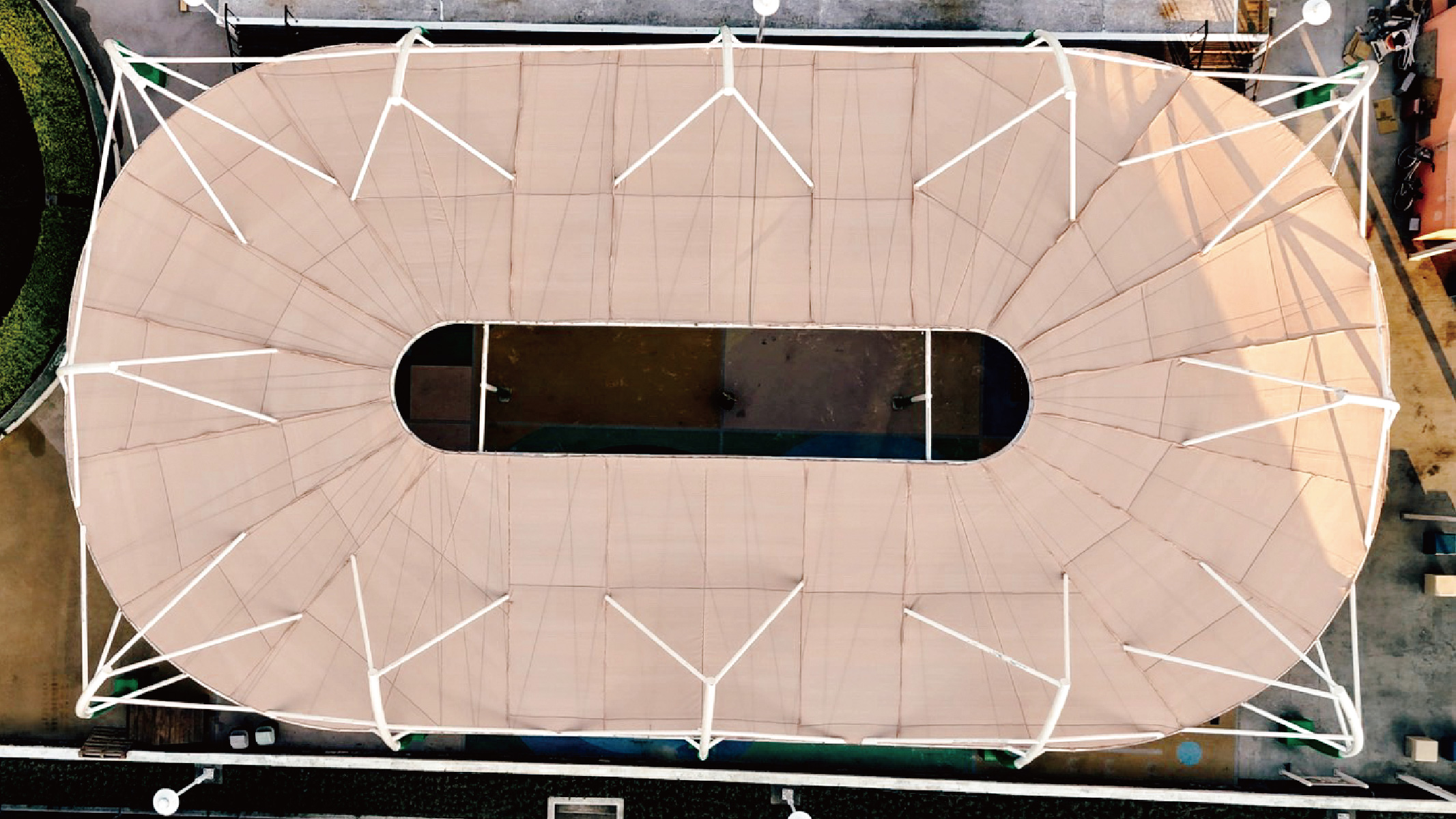 膜結構張力平衡計算