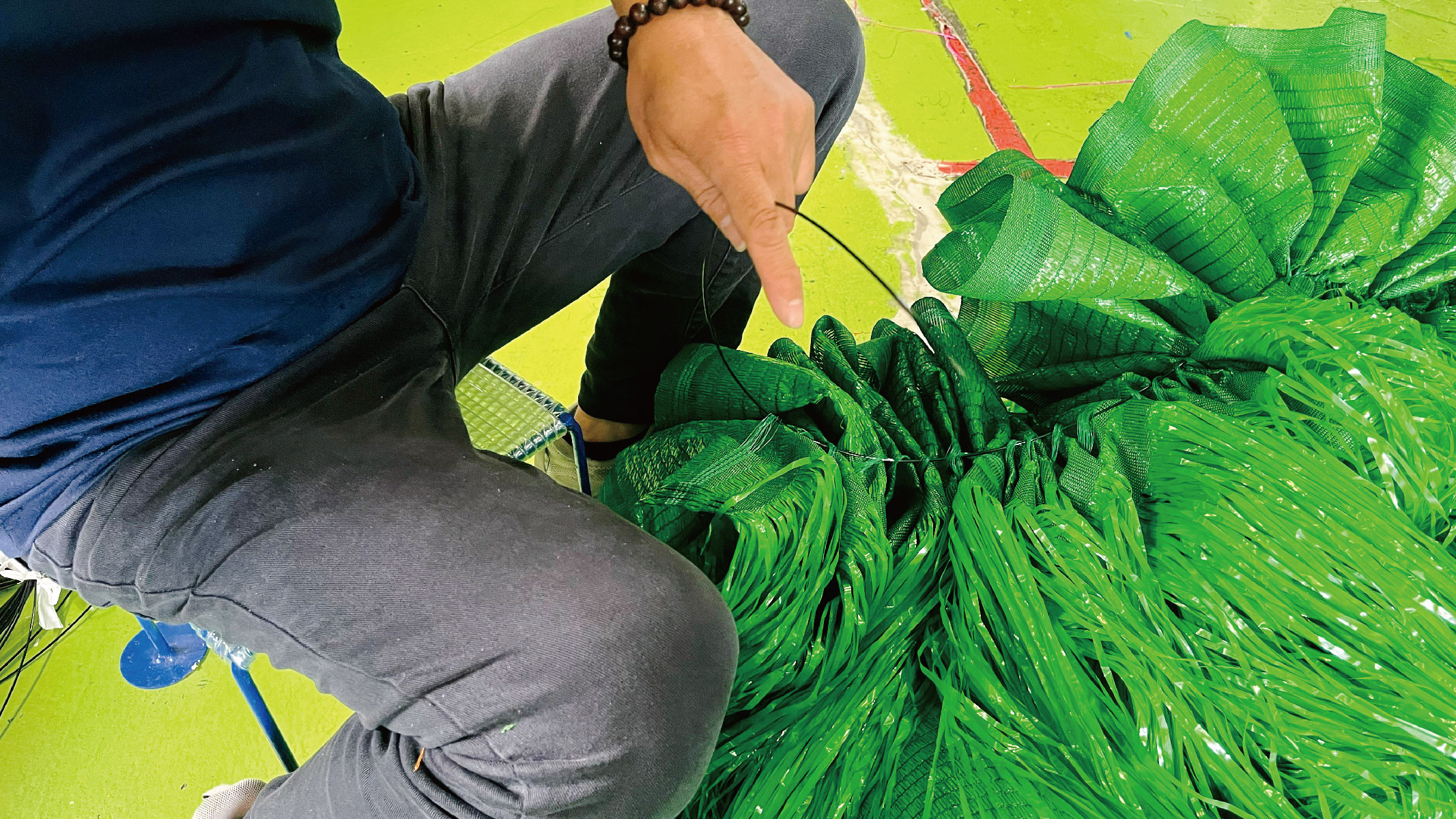 遮陽網尺寸動態補償技術