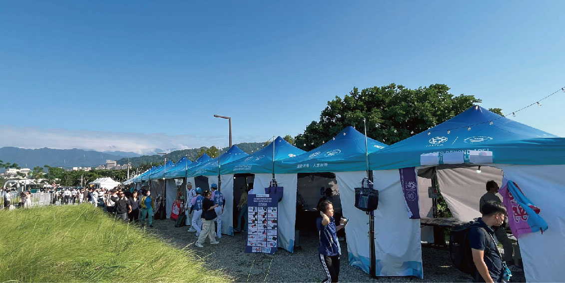 振盛塑膠x2025雙北世壯運指定合作廠商-客製化帳篷生產